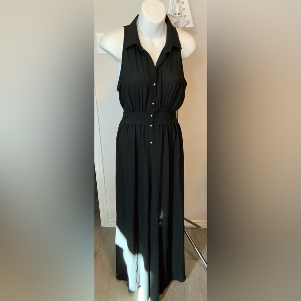Romper jumpsuit open back